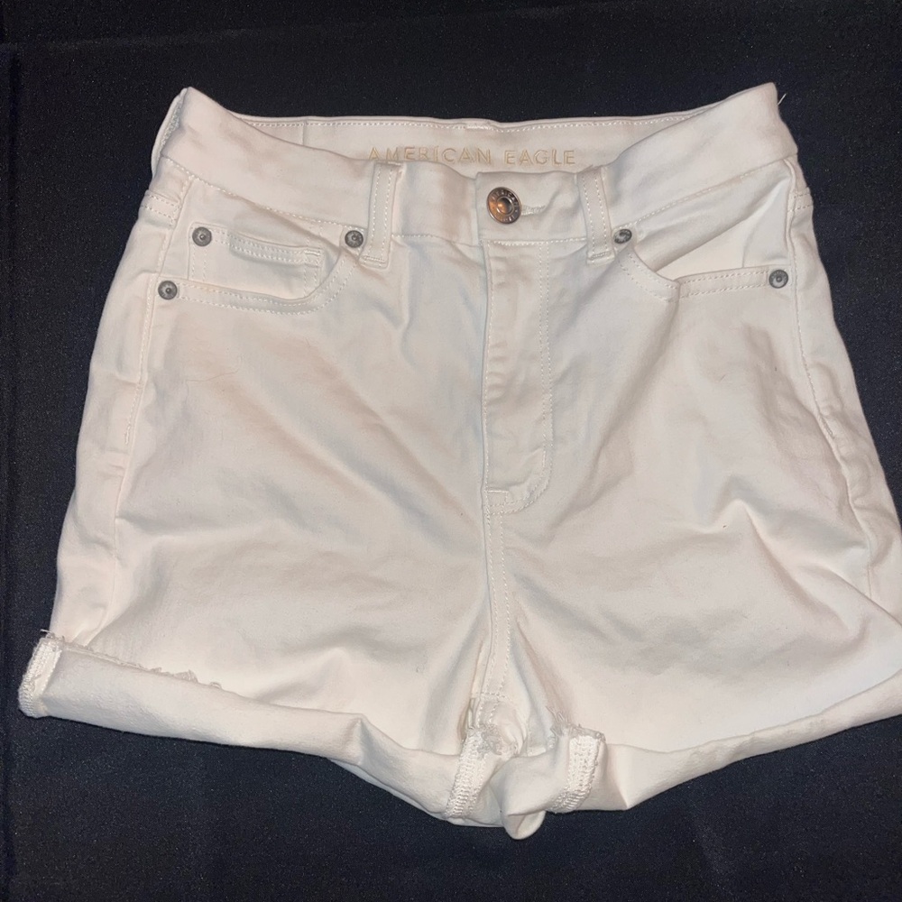 American Eagle Outfitters Women's Classic White Jean Shorts